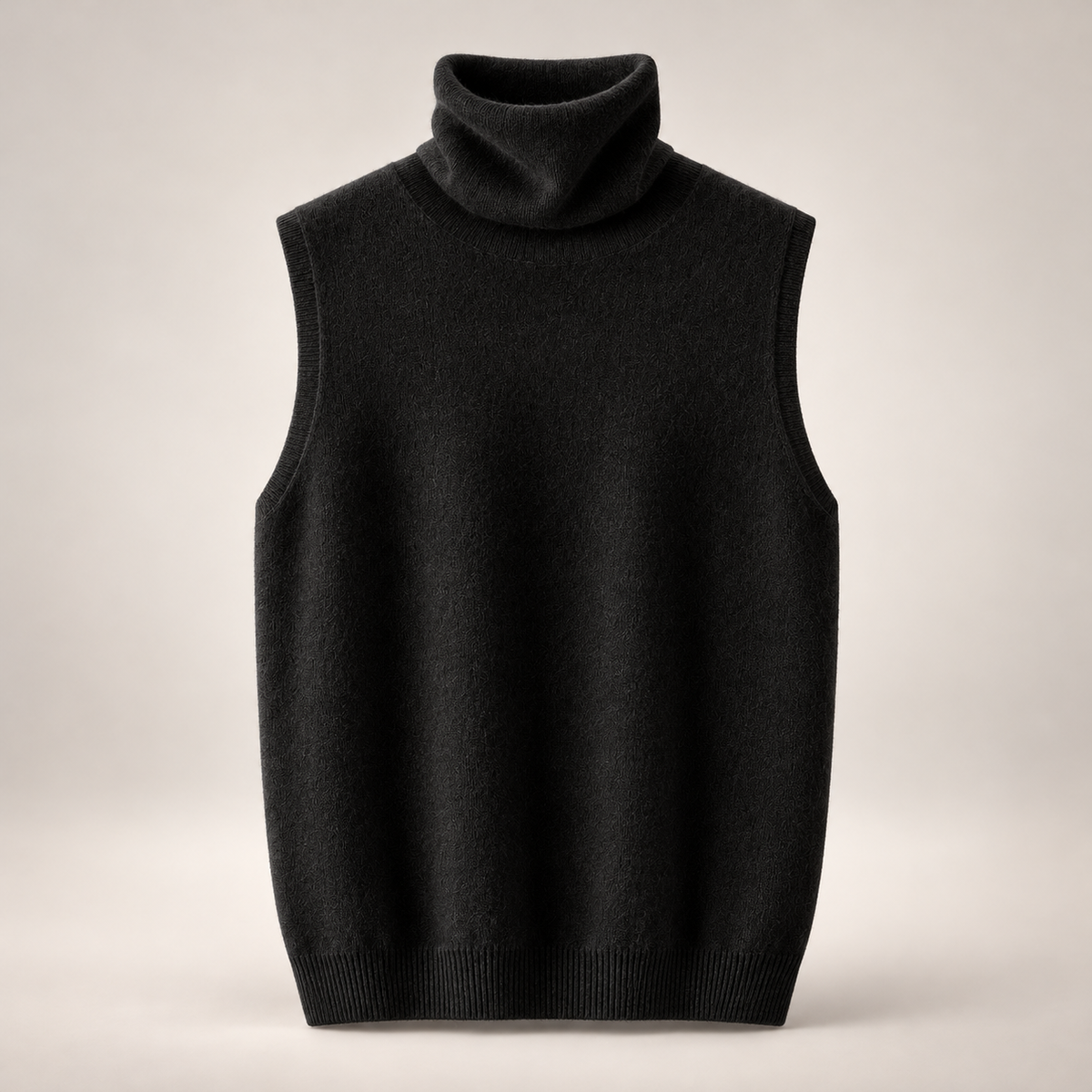 Sabine Sleeveless Merino Turtleneck