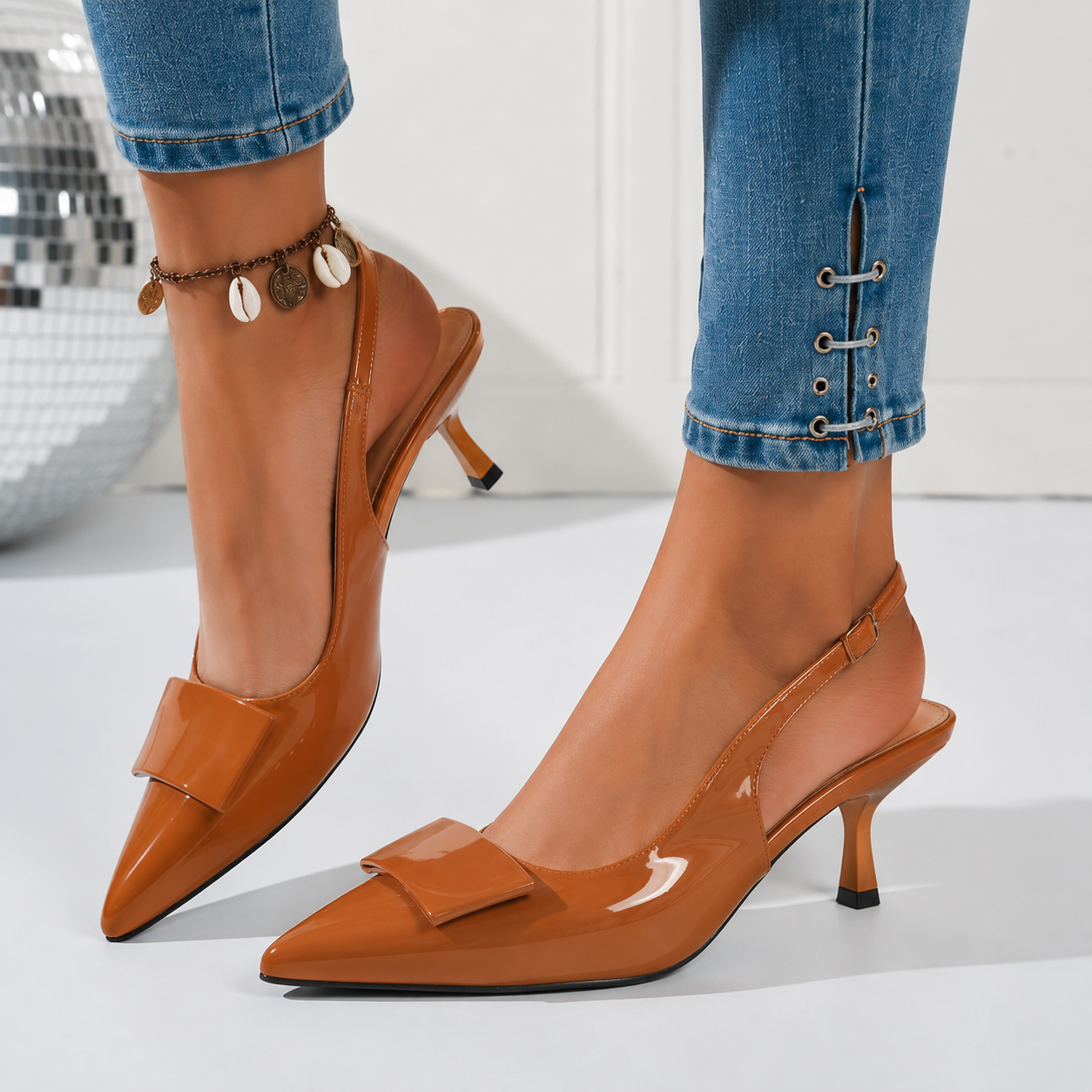 Positano Pointed Mid-Heels