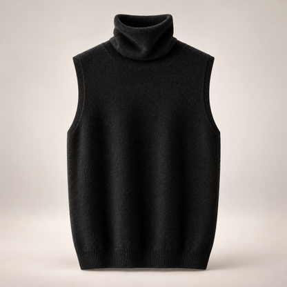 Sabine Sleeveless Merino Turtleneck