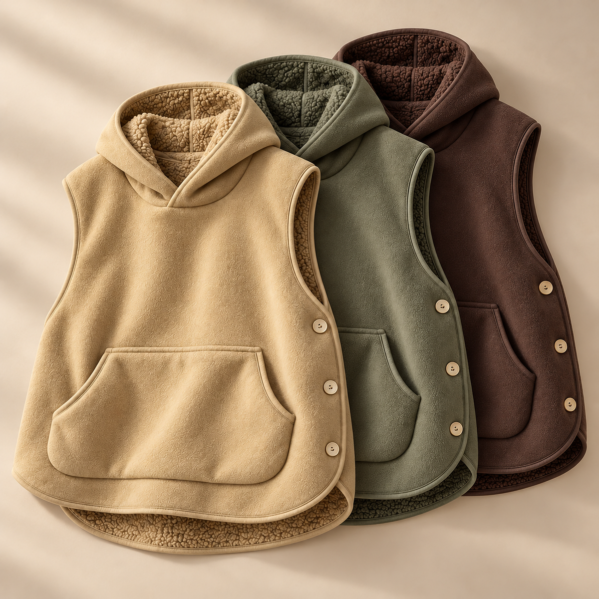 Maren Hooded Fleece Vest