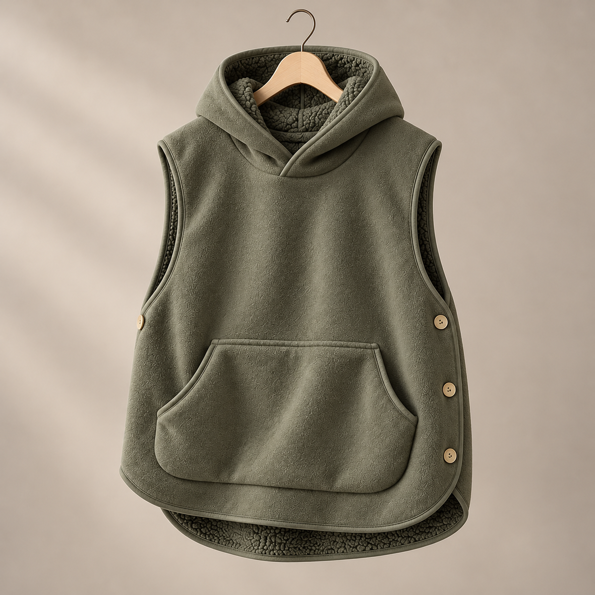 Maren Hooded Fleece Vest